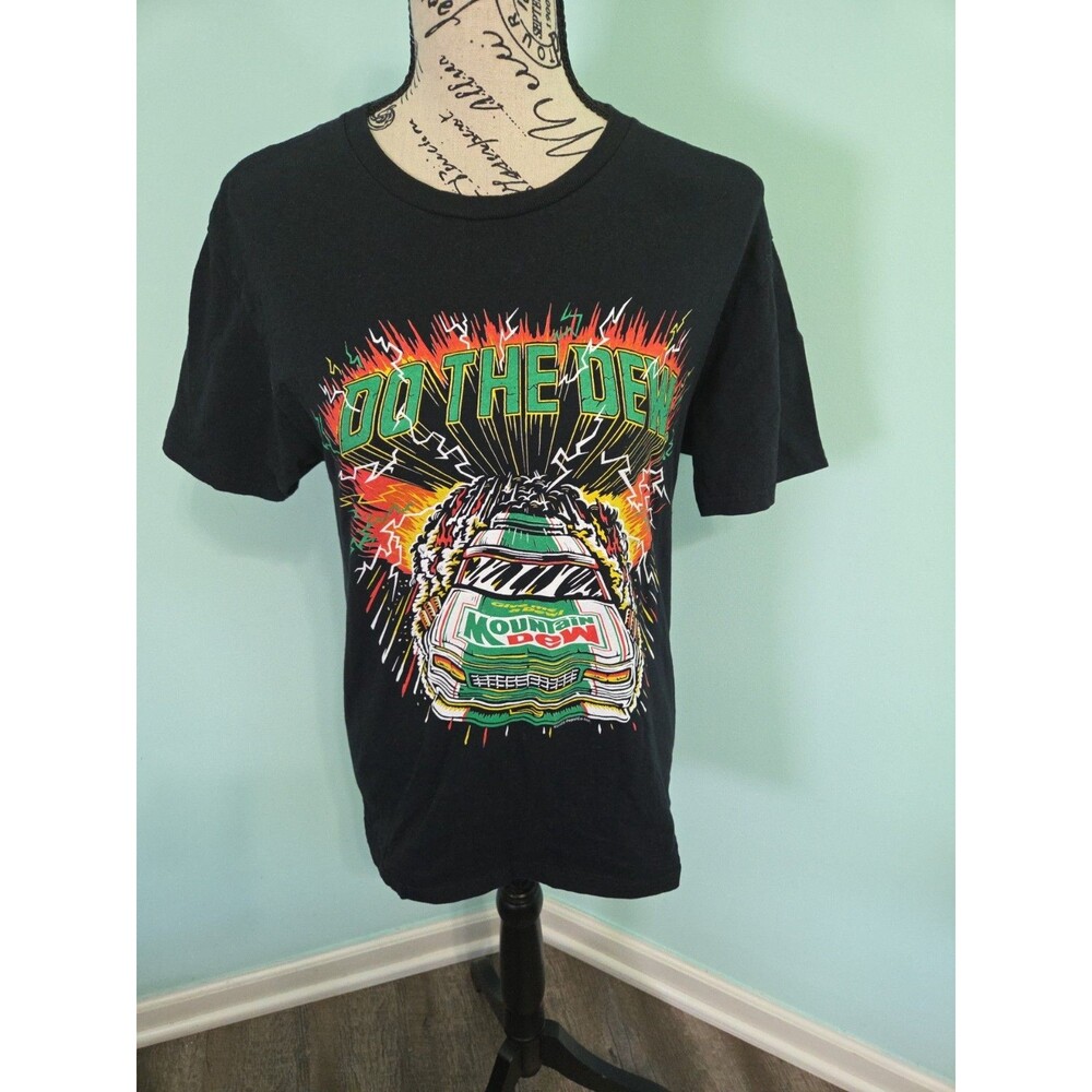 MOUNTAIN DEW SODA RACE CAR RACING DO THE DEW T-Shirt Mens small